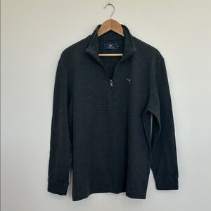 Vineyard Vines Dark Grey 1/4 quarter zip South Carolina
